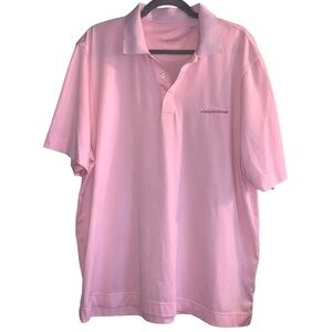 Cutter & Buck Firestone 9 Pink Short Sleeve Golf Shirt Polo Sz XL
